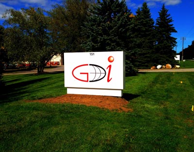 Il quartier generale di GDI a Rochester USA - sede dell'azienda