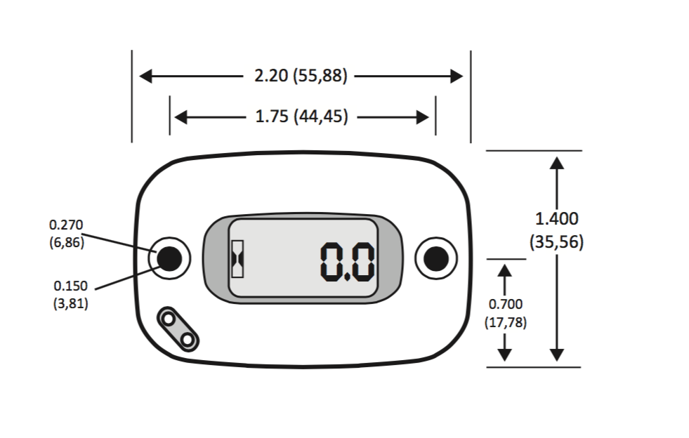 N160 Rotating Shaft Tach/Hour meter IMD Europe